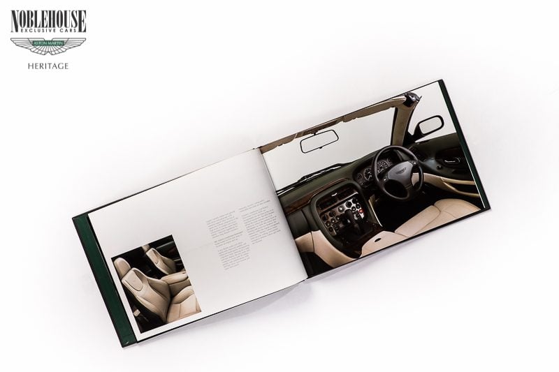 DB7 Vantage Brochure Hard Cover / Original In Excellent Condition