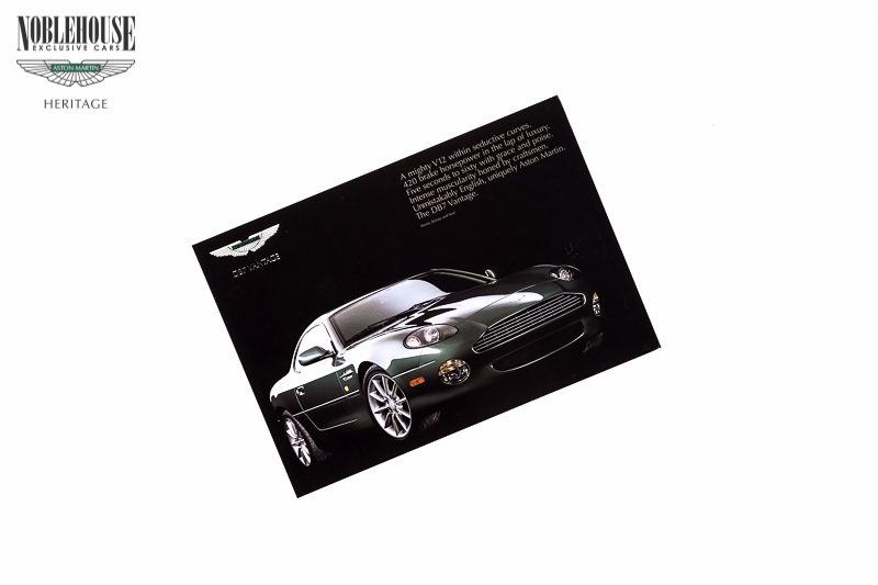 DB7 Vantage Brochure Hard Cover / Original