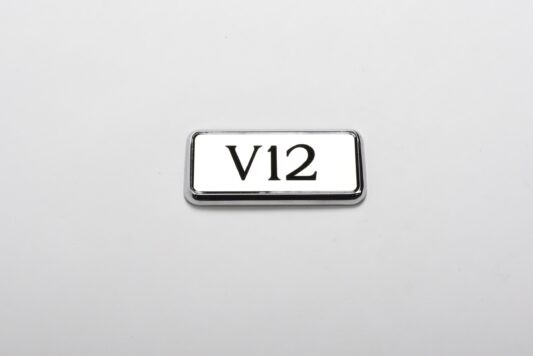 XJIII Plaque V12, New Old Stock (BEC10688)