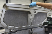 Aston Martin Virage Volante fire damage