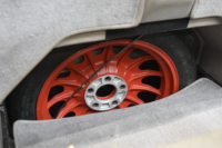 Aston Martin Virage Volante fire damage