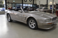 Aston Martin Virage Volante fire damage